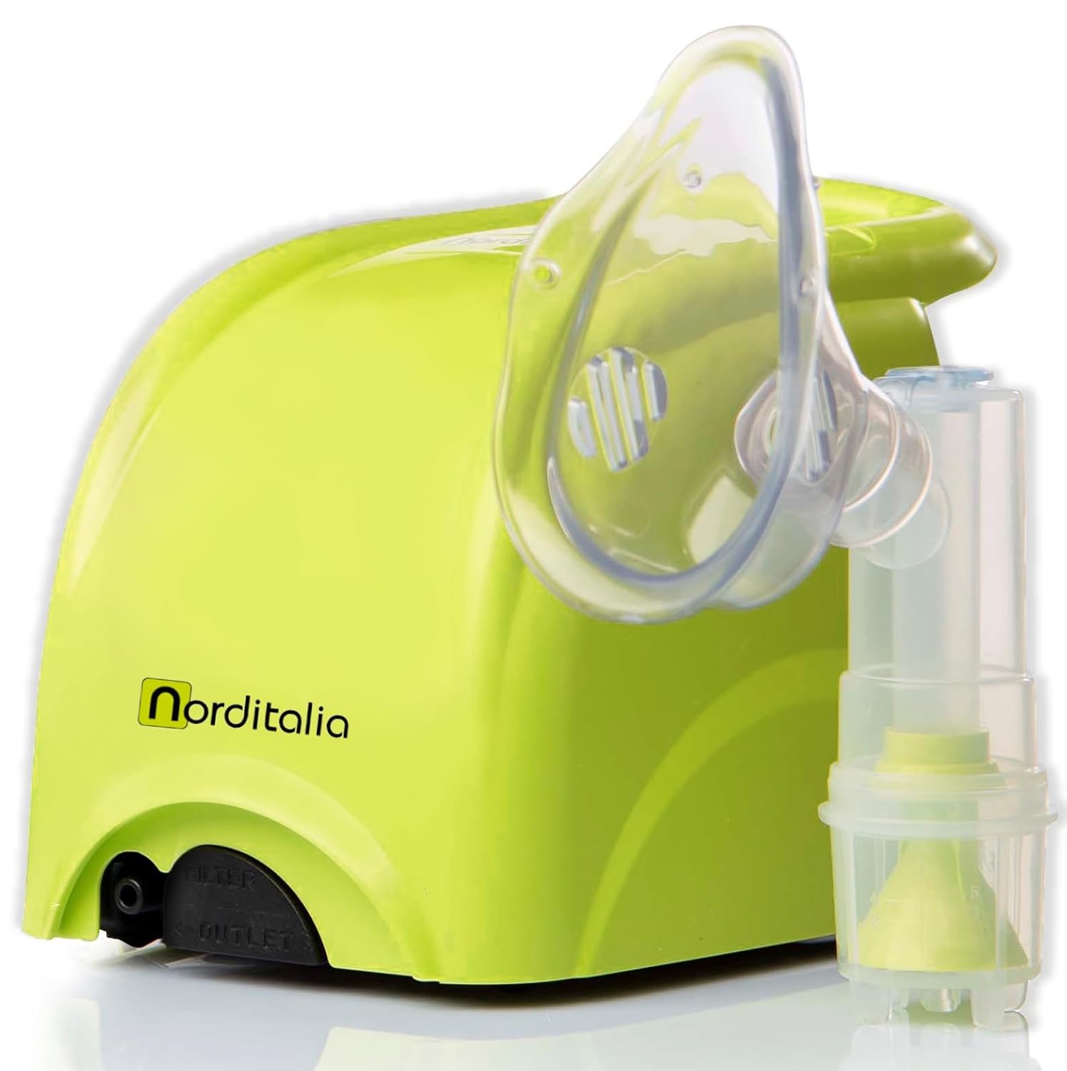 Norditalia Drop Quiet Portable Aerosol Nebulizer for Adults and Children